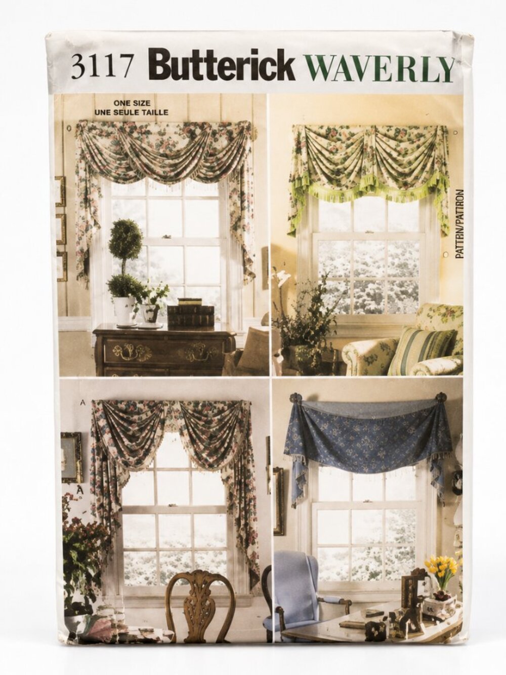 Butterick Waverly 3117 Window Valance Sewing Pattern – One Size